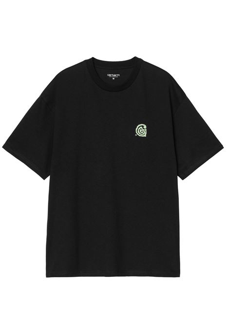 helix t-shirt man black CARHARTT WIP | I03519489.XX